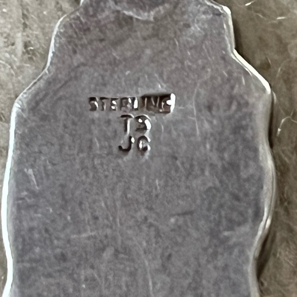 Vintage Sterling Silver Black Onyx Dangle Post Back Single Earring 80’s 90’s - Picture 3 of 8